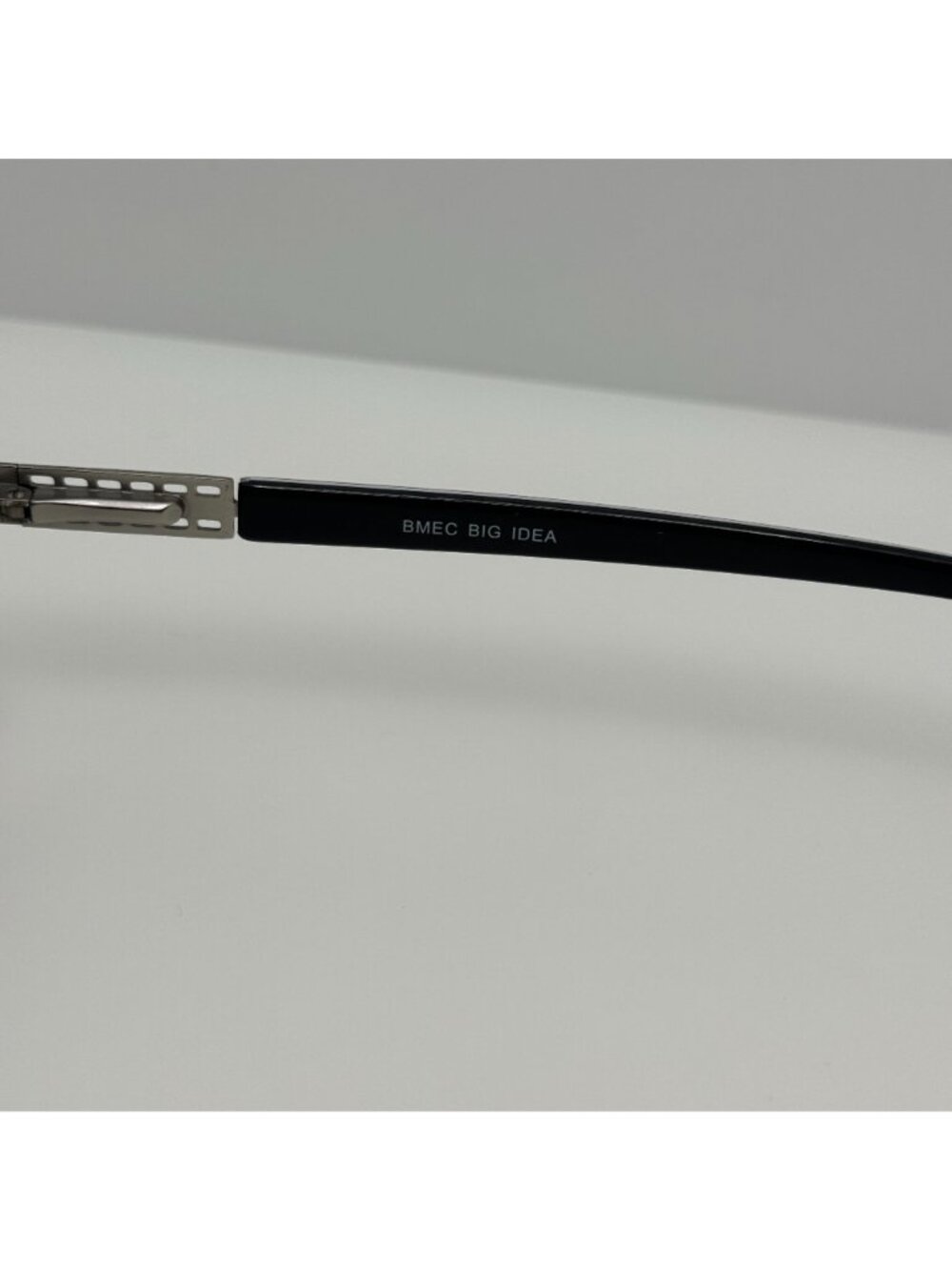 BMEC Big Idea Gunmetal Black Eyeglasses Eye Glasses Frames 57-17-150 - Picture 5 of 6